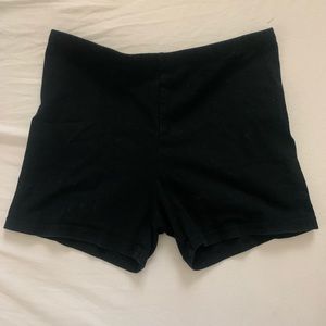 old navy cloth skin tight shorts